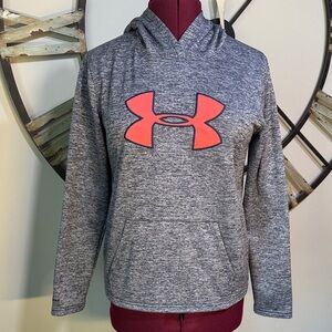 Under Armour Navy& White  Hoodie with Logo